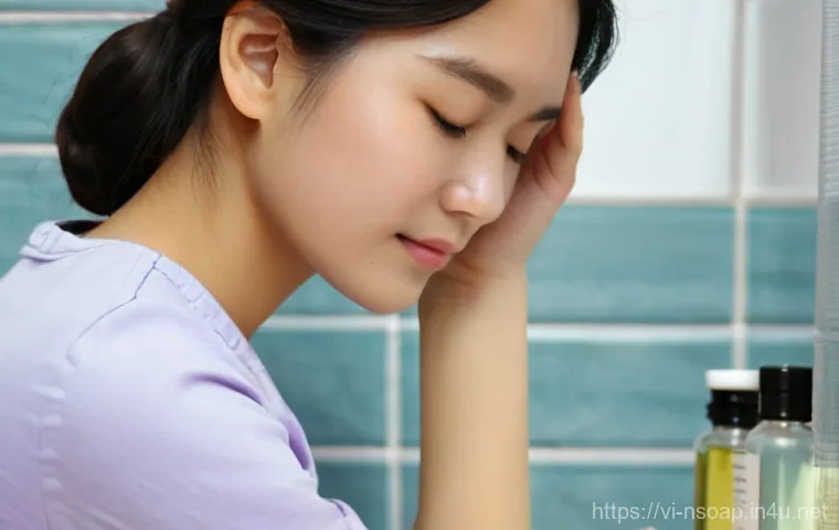 천연비누 알레르기 - Prompt for "Misconceptions and Initial Confusion"**

A vibrant, hyperrealistic image featuring a you...